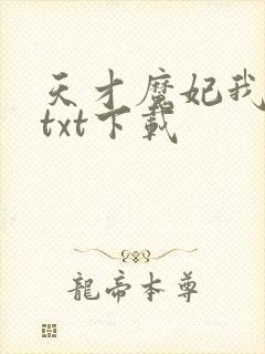 天才魔妃我要了txt下载