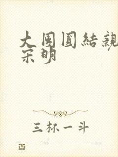 大团圆结亲情会宋明