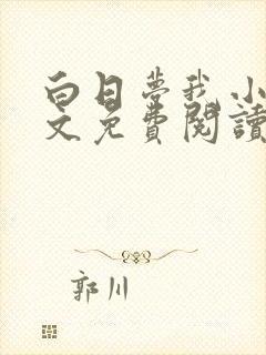 白日梦我小说全文免费阅读