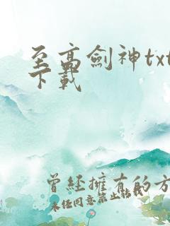 至高剑神txt下载