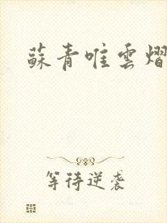 苏青唯云熠小说