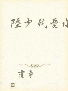 陆少 我爱你