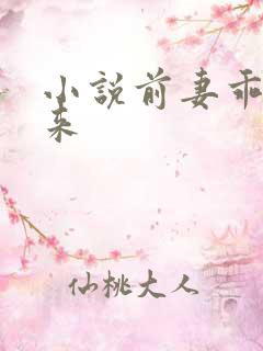 小说前妻乖乖回来