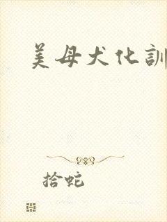 美母犬化训练