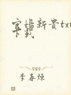 官场新贵txt下载