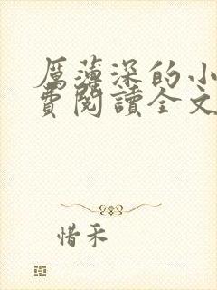 厉薄深的小说免费阅读全文