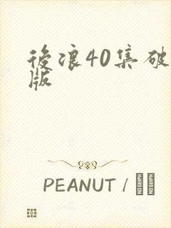 后浪40集破解版