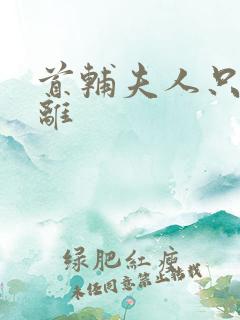 首辅夫人只想和离