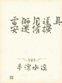 雷狮用道具玩哭安迷修扩