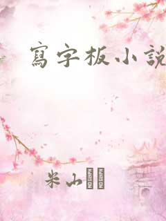 写字板小说