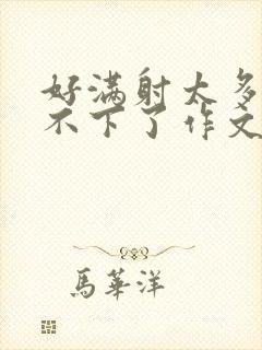 好满射太多了装不下了作文