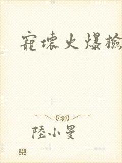 宠坏火爆检察官