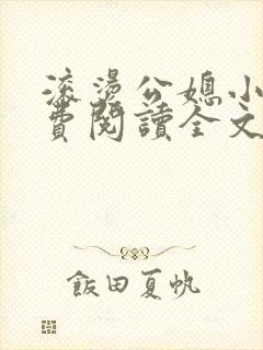 滚烫公媳小说免费阅读全文