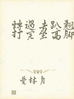 转过去趴翘高点打完坐高脚凳