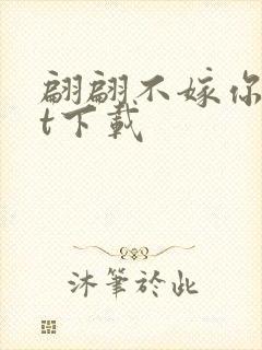 翩翩不嫁你txt下载