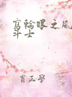 写轮眼之风流圣斗士