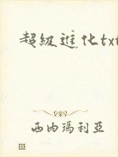 超级进化txt