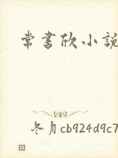 常书欣小说