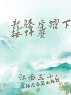 龙腾虎跃下一句接什么