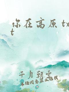 你在高原 txt