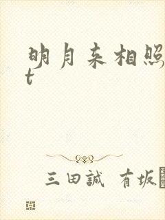 明月来相照txt