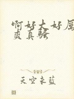 啊好大好厉害好爽真骚