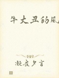 牛大丑的风流记