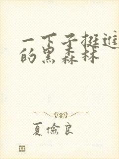 一下子挺进浓密的黑森林