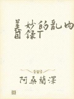 美妙的乱肉沉沦目录T