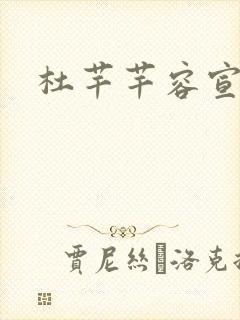 杜芊芊容宣和尚