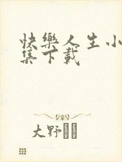 快乐人生小说全集下载