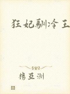 狂妃驯冷王