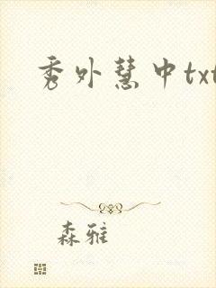 秀外慧中txt