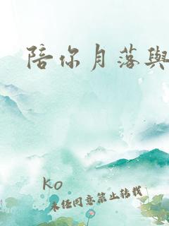 陪你月落与星沉