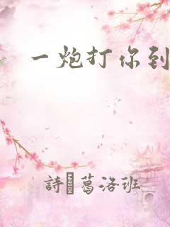 一炮打你到天亮