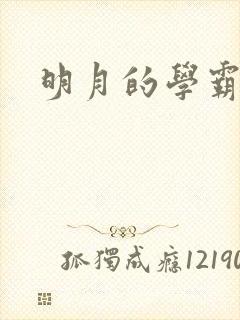 明月的学霸男友