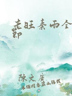 老旺秦雨全部章节