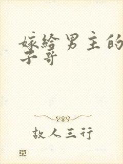 嫁给男主的病秧子哥