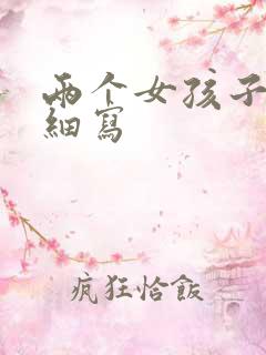 两个女孩子开车细写