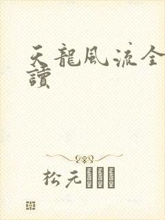 天龙风流全文阅读