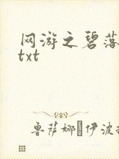 网游之碧落黄泉txt