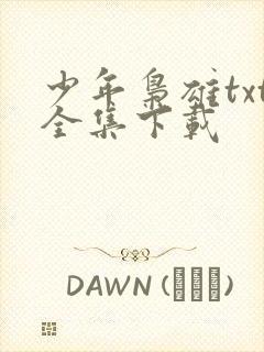 少年枭雄txt全集下载