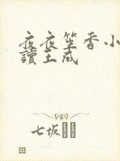 夜夜笙香小说阅读王成