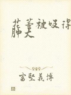 花蒂被吸得异常肿大