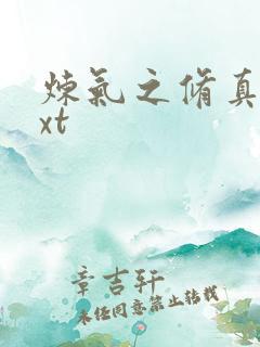 炼气之修真者txt