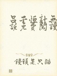 吕子恒计无伤小说免费阅读