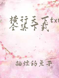 横行天下txt全集下载