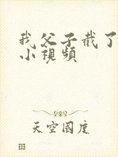 我父子截了一段小视频