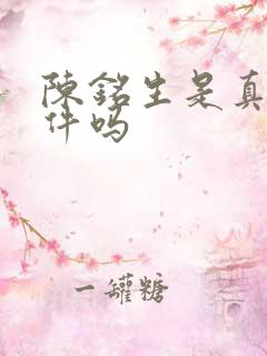 陈铭生是真实事件吗