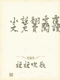 小说翻云覆雨全文免费阅读